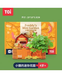 TOI小狸花园手工立体拼图种含种子4岁以上